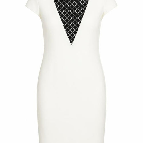 Almari Women’s Ivory Bodycon Dress - Size 10