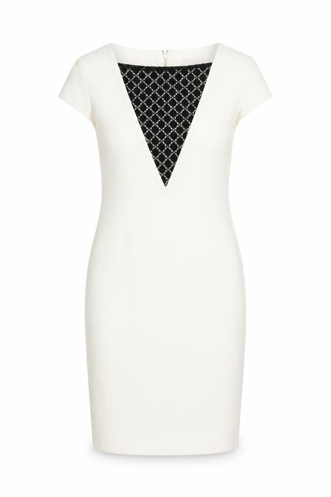 Almari Women’s Ivory Bodycon Dress - Size 10