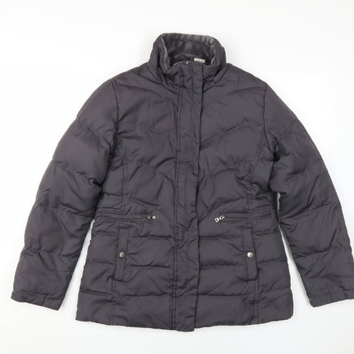 Larry Levine Women's Black Puffer Jacket M Winter Casual