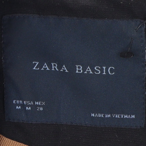 Zara Women's Black Blazer Size 12 Regular Notch Lapel