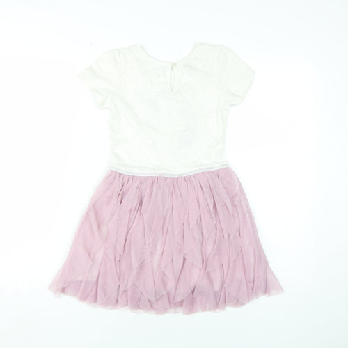 Monsoon Girls Pink Unicorn Tutu Dress 7-8 Years - Party Ready