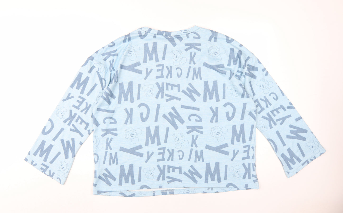 Disney Women's Blue Crew Neck Jumper Size 16