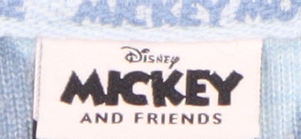 Disney Women's Blue Crew Neck Jumper Size 16