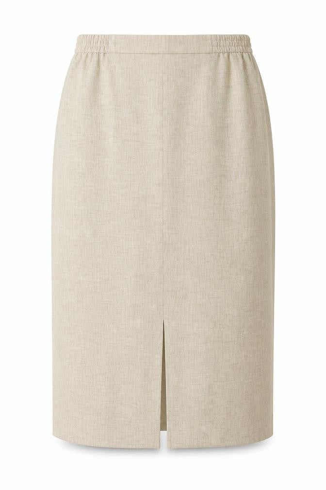 Viyella Women's Beige Knee Length Pencil Skirt Size 16
