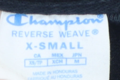 Champion Black Pullover Sweatshirt XS Unisex