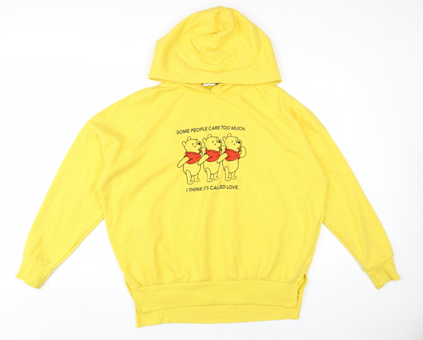 Disney Women's Yellow Winnie the Pooh Hoodie, Size L