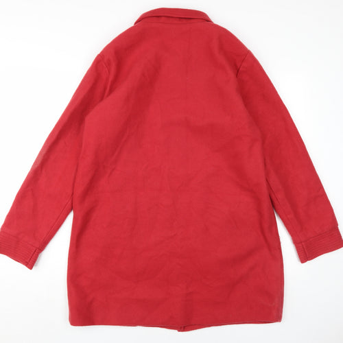 Anne De Lancay Women's Red Coat Size S