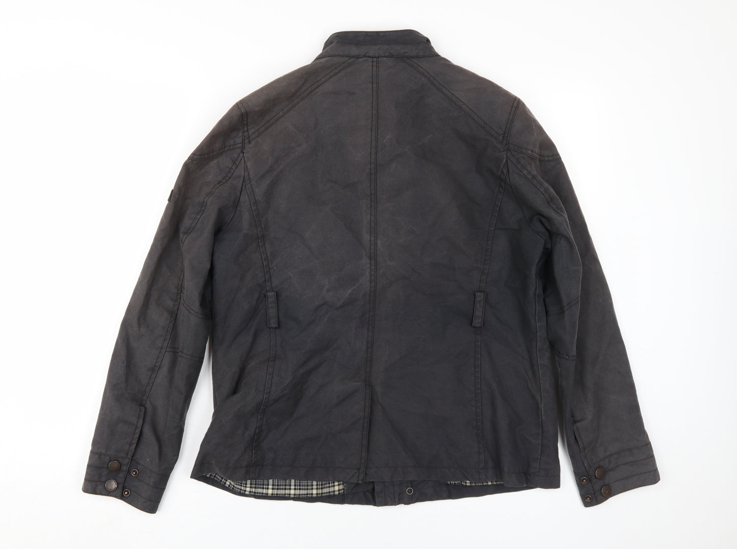Ben Sherman Men's Black Military Cotton Jacket L