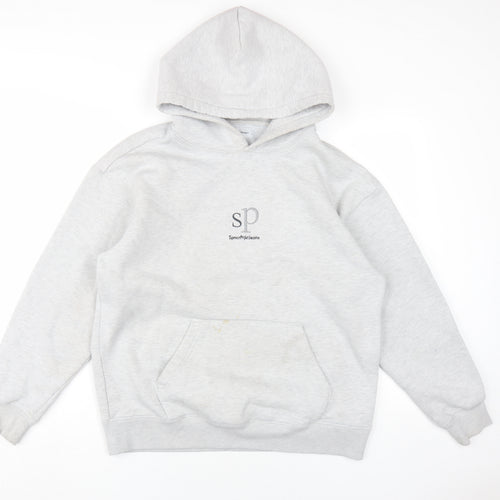 Spencer Project Men's Grey Pullover Hoodie M