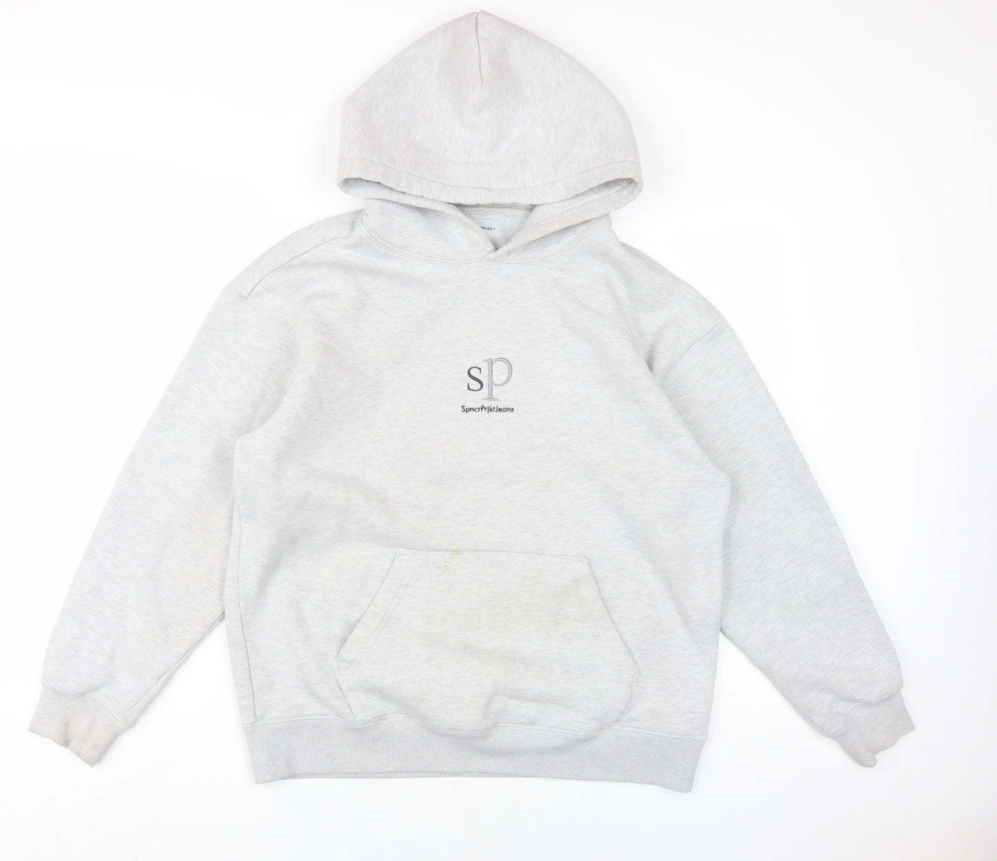 Spencer Project Men's Grey Pullover Hoodie M