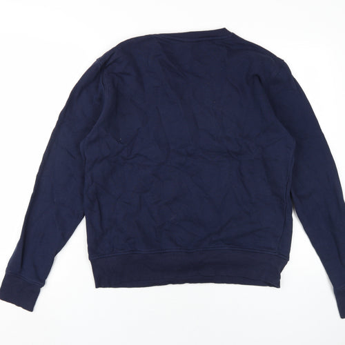 Elf Men's Blue Pullover Graphic Sweatshirt L