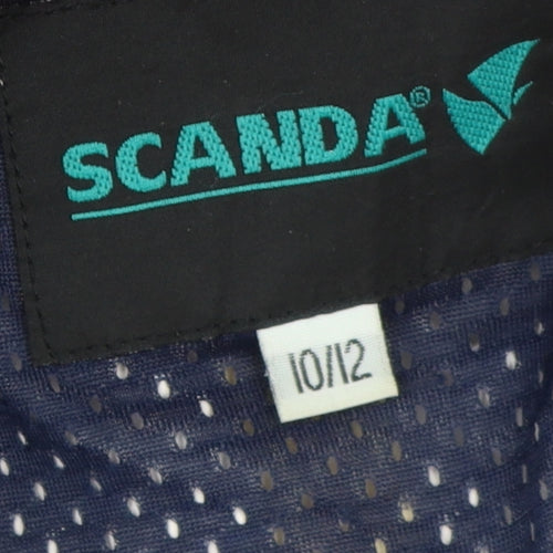 SCANDA Women's Red Parka Jacket Size 10/12
