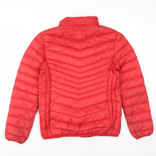 Surfanic Women's Red Insulated Puffer Jacket, Size L