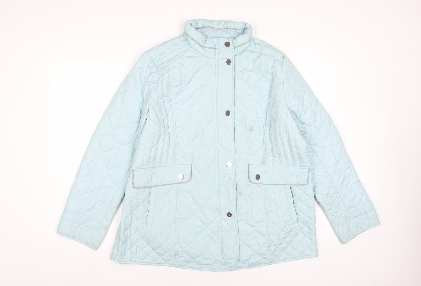 La Marey Women's Blue Quilted Jacket Size 20