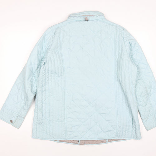 La Marey Women's Blue Quilted Jacket Size 20