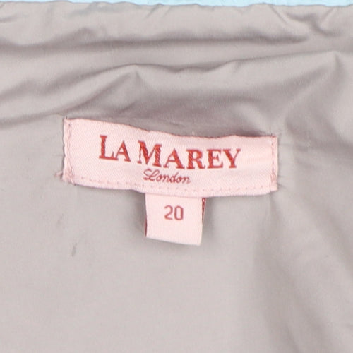 La Marey Women's Blue Quilted Jacket Size 20