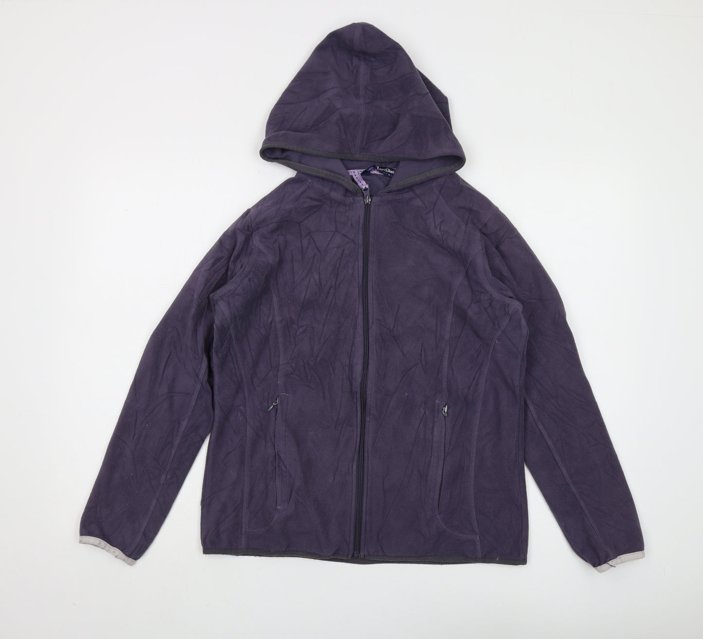 Peter Storm Women's Purple Zip Hoodie Size 12