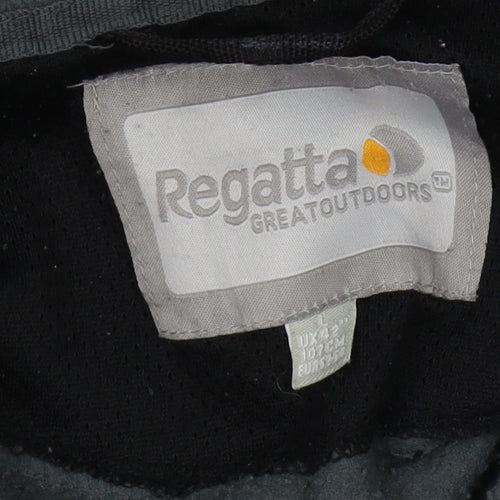 Regatta Men's Grey Full Zip Fleece Sweatshirt, 2XL