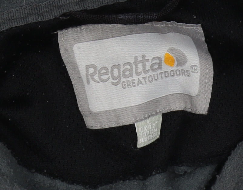 Regatta Men's Grey Full Zip Fleece Sweatshirt, 2XL