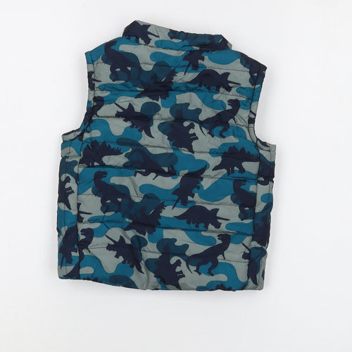 Gymboree Unisex Toddler Dinosaur Puffer Jacket, 12-24 Months