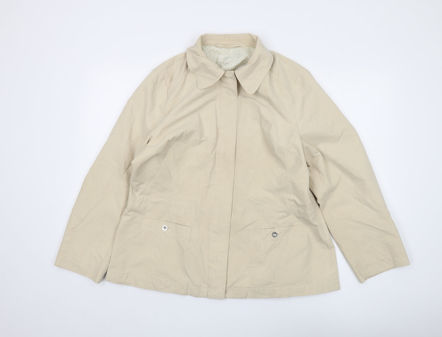 Marks and Spencer Women Beige Regular Jacket Size 16