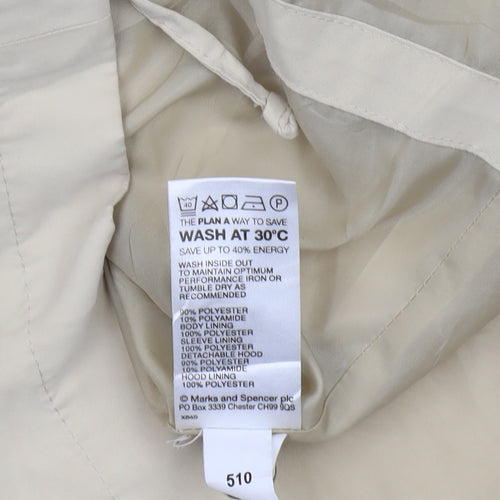 Marks and Spencer Women Beige Regular Jacket Size 16