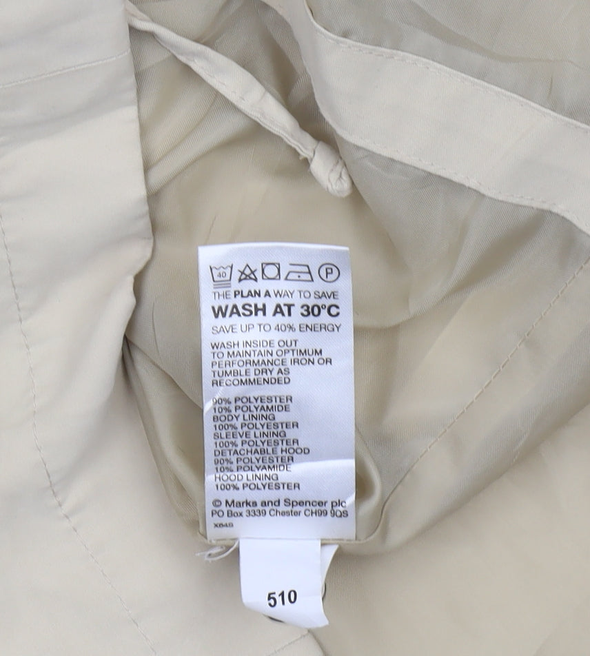 Marks and Spencer Women Beige Regular Jacket Size 16