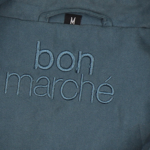 Bon Marché Women's Blue Hooded Mid-Length Coat M