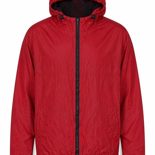Burton Menswear Red Hooded Windbreaker Jacket L