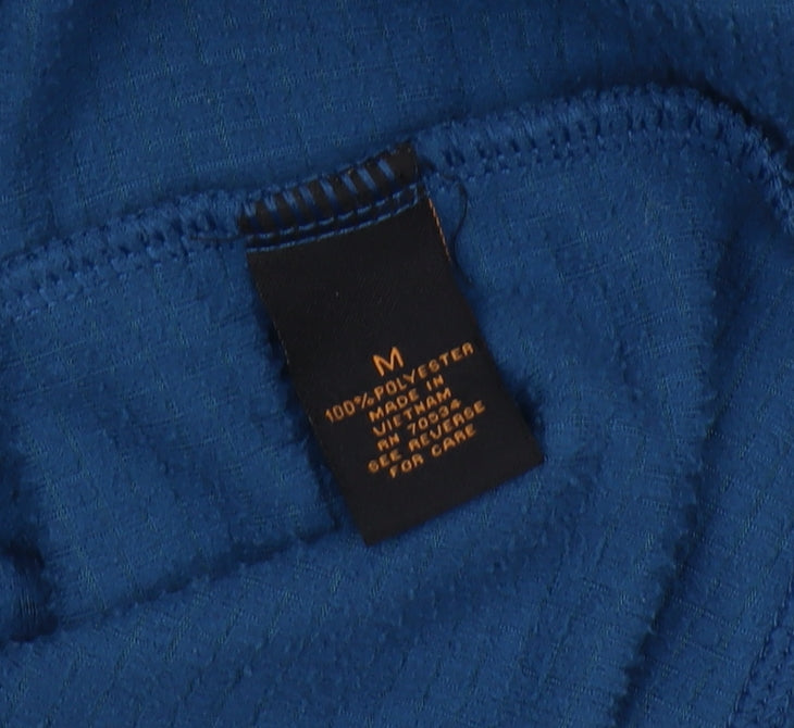 Orvis Men's Blue 1/4 Zip Fleece Sweatshirt M