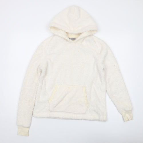 New Look Women's Ivory Pullover Hoodie Size S