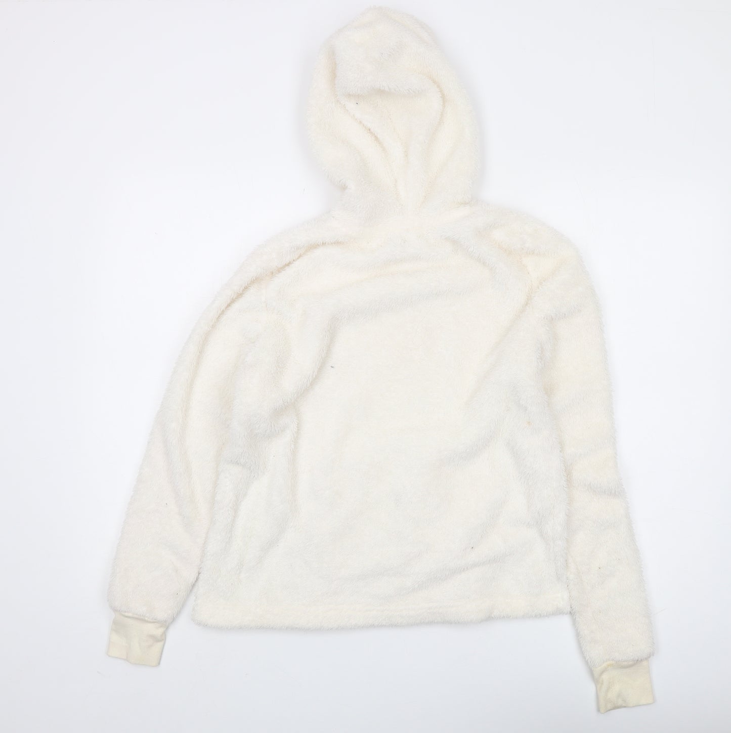 New Look Women's Ivory Pullover Hoodie Size S