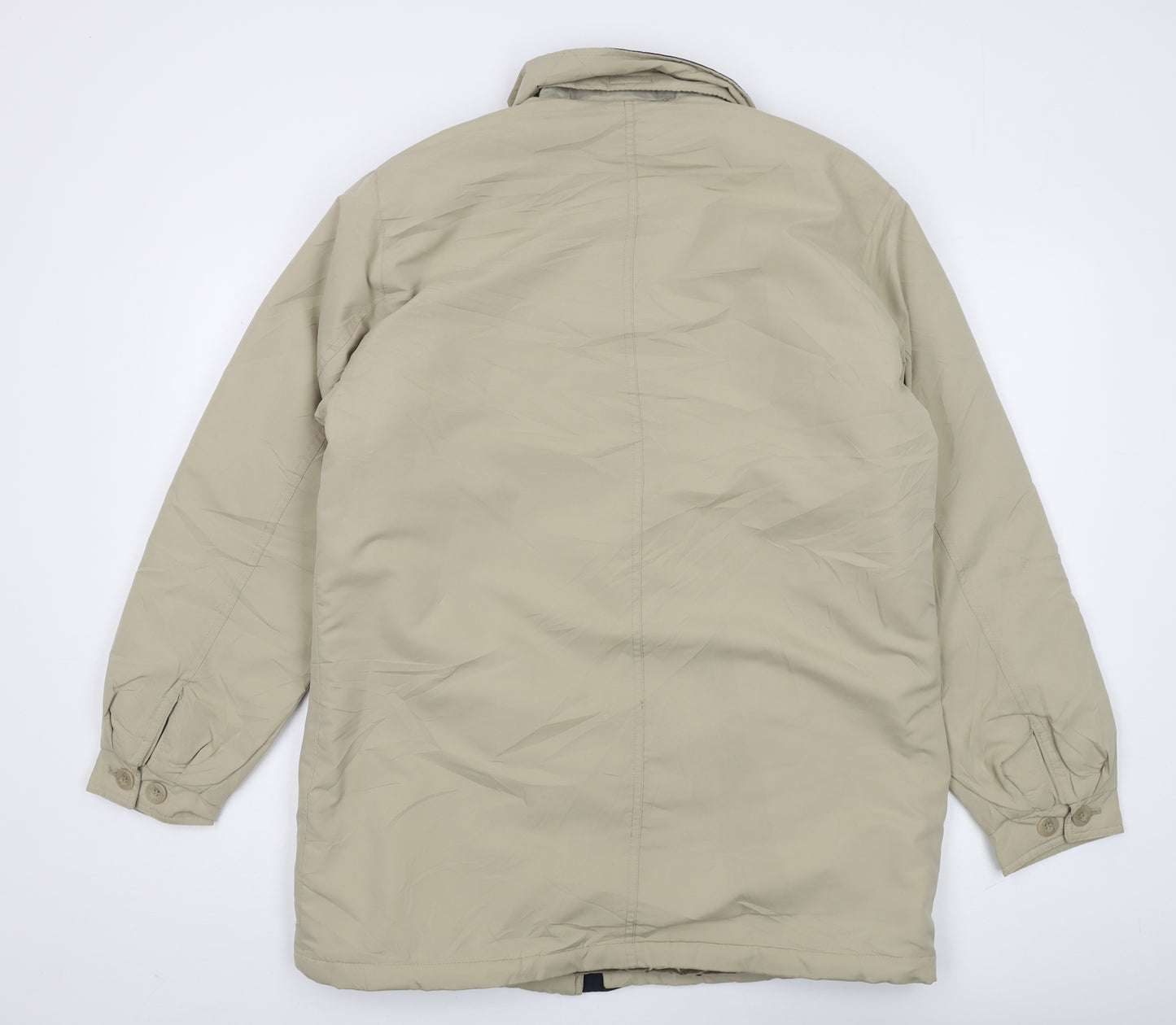 Premier Man Beige Men's Overcoat Jacket, Size L