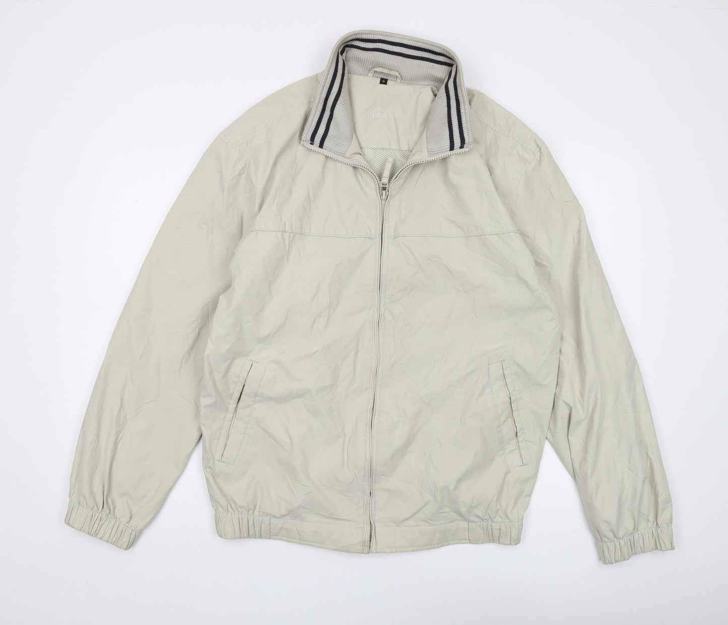 Thomas Nash Men's Beige Windbreaker Jacket M