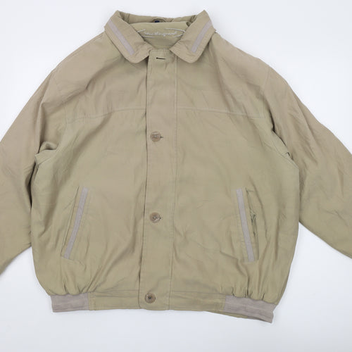 Weatherguard Men's Beige XL Windbreaker Jacket