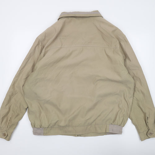 Weatherguard Men's Beige XL Windbreaker Jacket