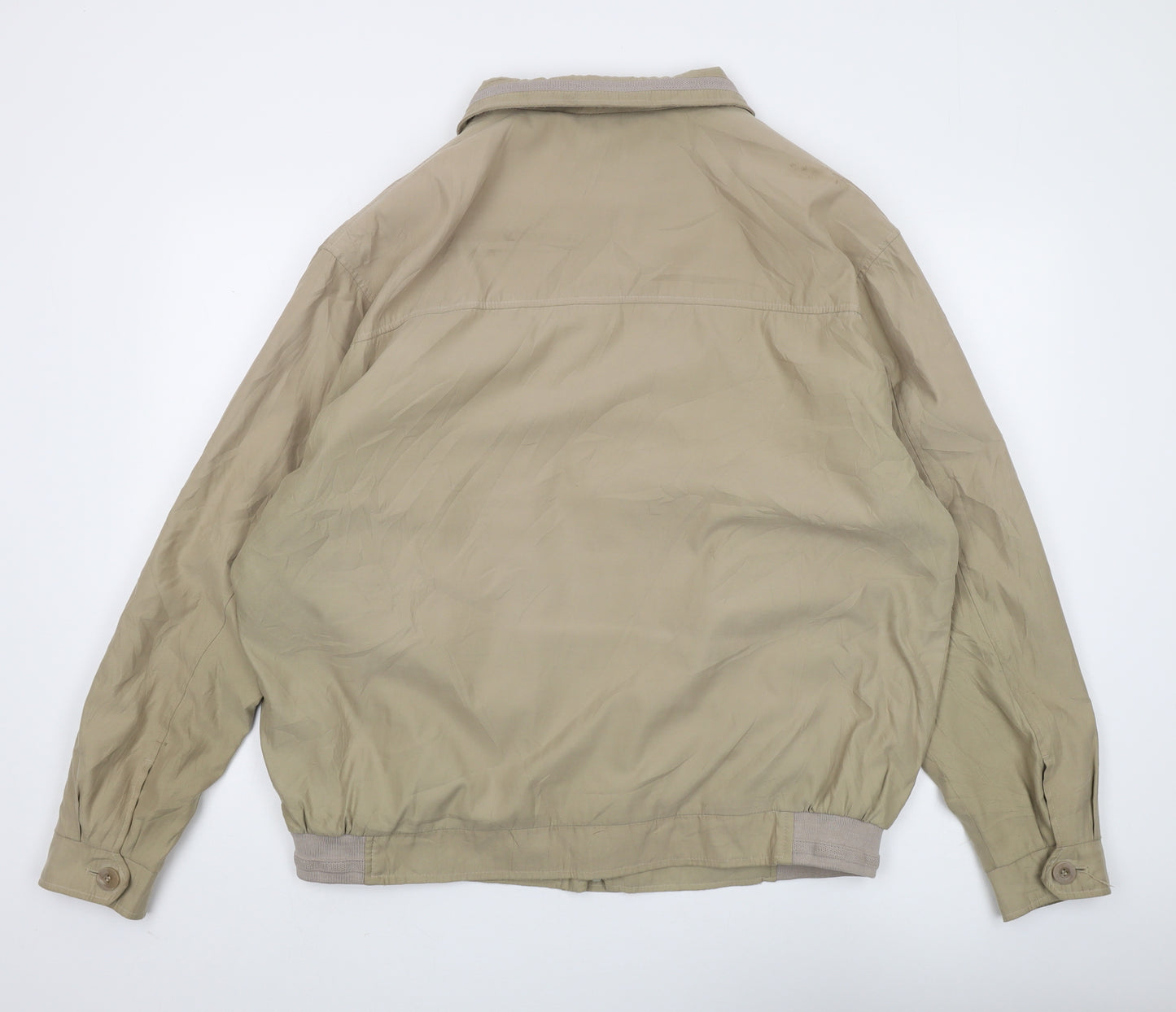 Weatherguard Men's Beige XL Windbreaker Jacket