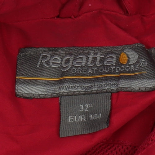 Regatta Unisex Kids Red Waterproof Jacket 13 Years