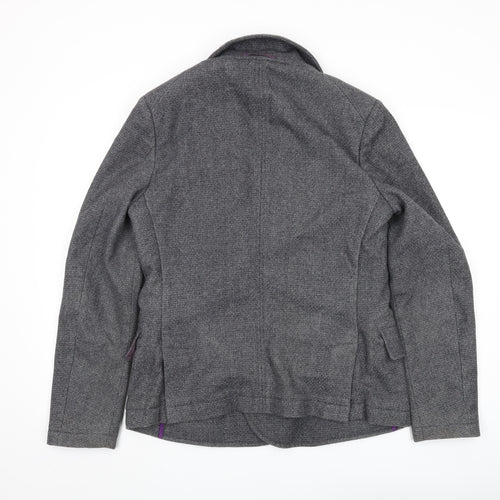 Without Prejudice Women's Grey Pea Coat Size M Classic