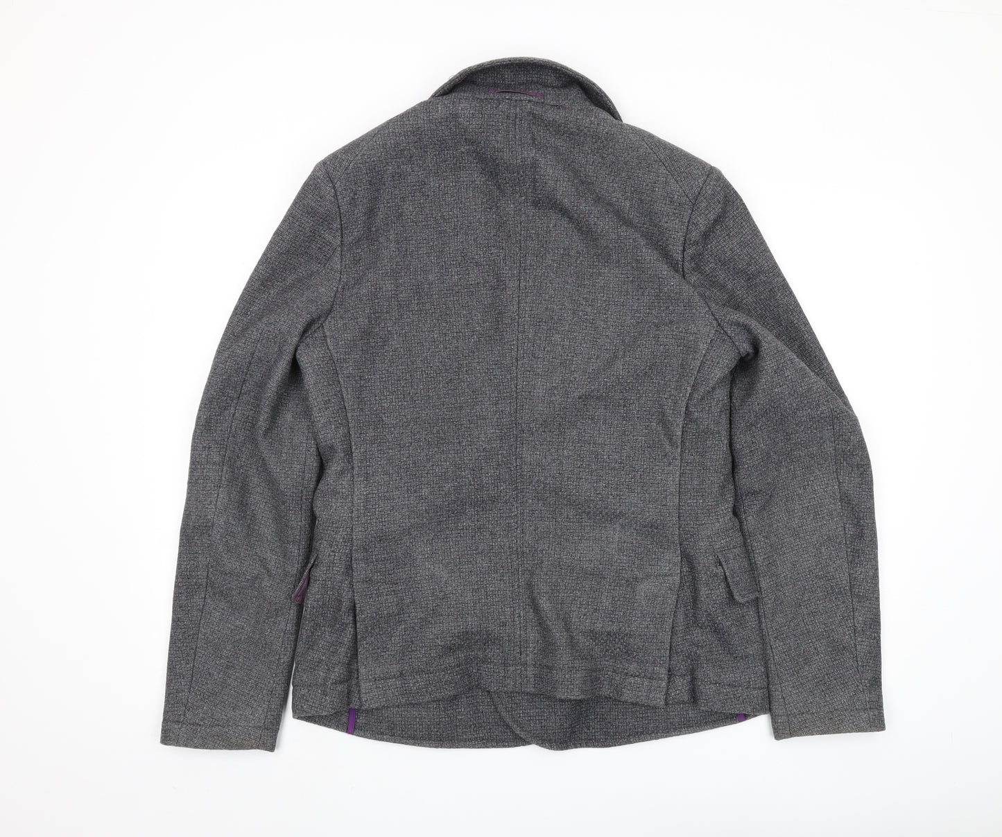 Without Prejudice Women's Grey Pea Coat Size M Classic