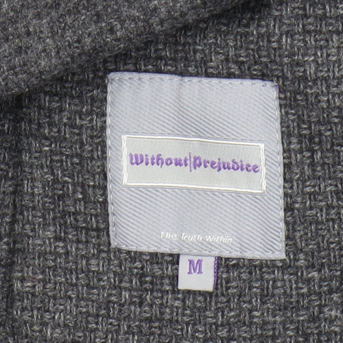 Without Prejudice Women's Grey Pea Coat Size M Classic