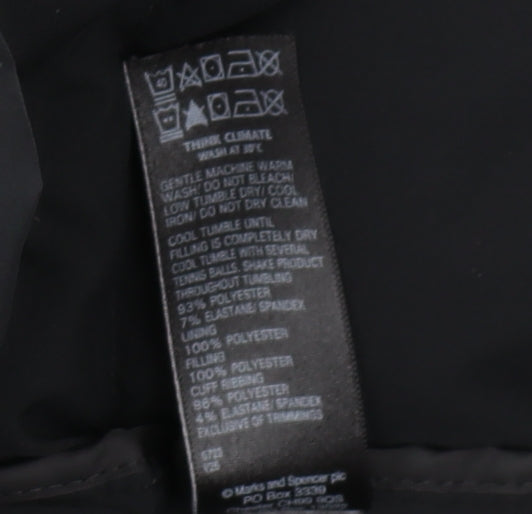 Marks and Spencer Women's Black Puffer Jacket Size 14