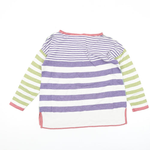 Joules Women's Multicoloured Striped Pullover - Size 10