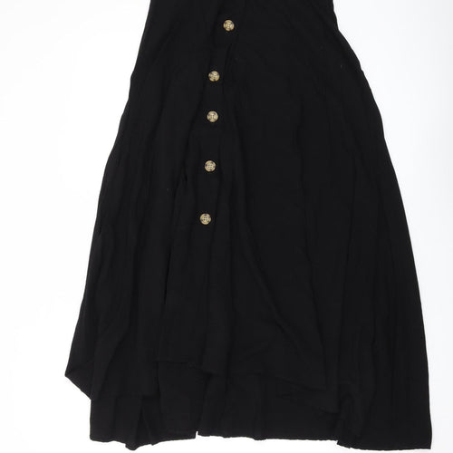 Zara Women's Black S Button Casual Skirt