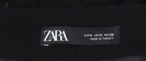 Zara Women's Black S Button Casual Skirt