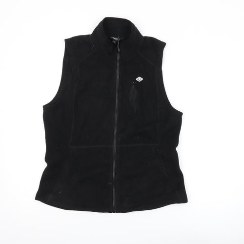 Snowdonia Women's Black Fleece Vest Size 12
