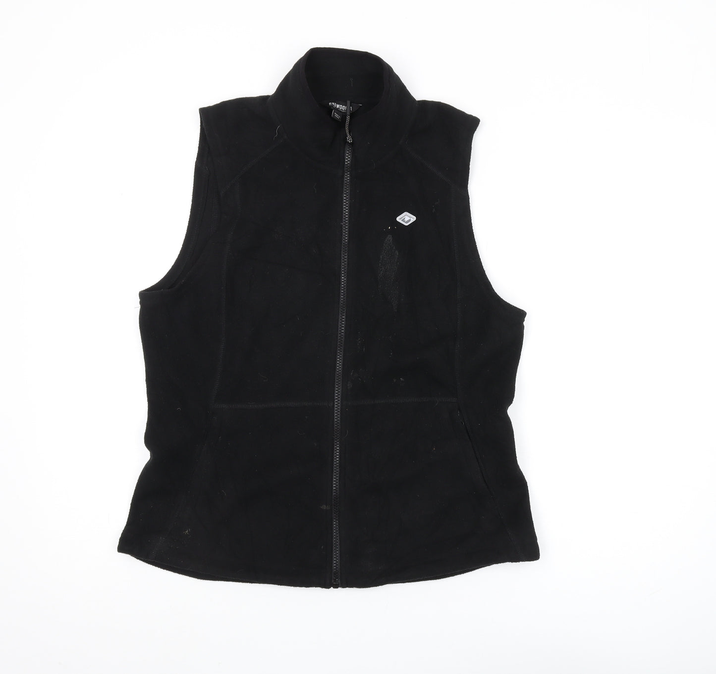 Snowdonia Women's Black Fleece Vest Size 12