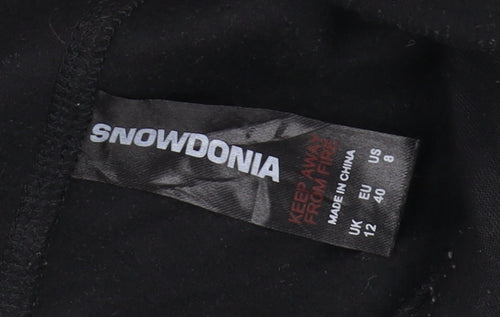 Snowdonia Women's Black Fleece Vest Size 12