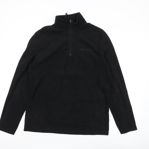 Mountain Warehouse Unisex Black XS Fleece Pullover