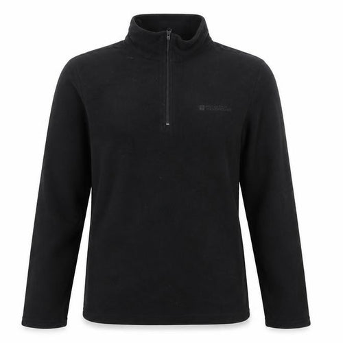Mountain Warehouse Unisex Black XS Fleece Pullover